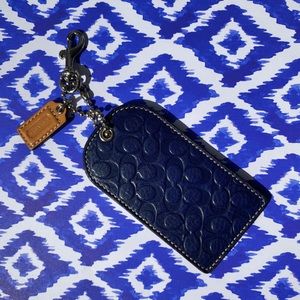 COACH bag tag
